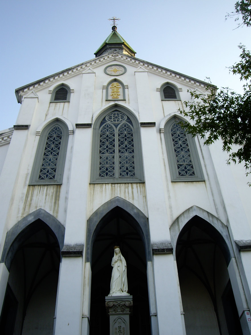 長崎の教会の大浦天主堂